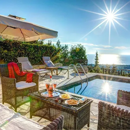 Villa Melanthi Fiskardo Amazing View 别墅 费斯卡尔德宏